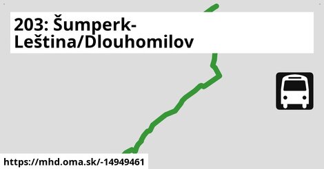 203: Šumperk-Leština/Dlouhomilov