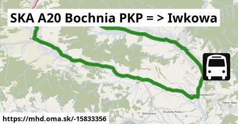 SKA A20 Bochnia PKP = >  Iwkowa