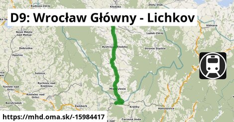 D9: Wrocław Główny - Lichkov