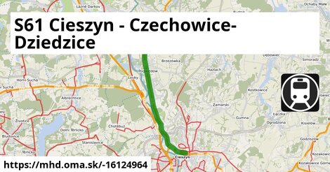 S61 Cieszyn - Czechowice-Dziedzice