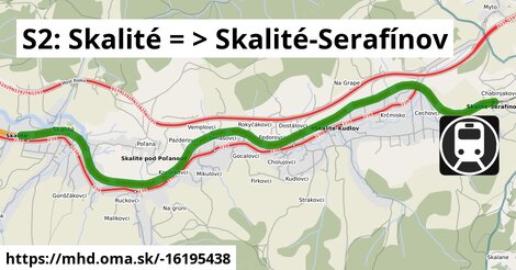 S2: Skalité = >  Skalité-Serafínov