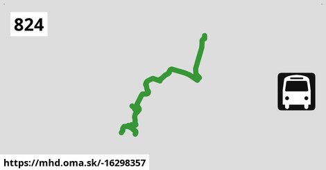 824 "B" v: Tatabánya, autóbusz-állomás = >  Tarján, autóbusz-váróterem = >  Héreg, forduló = >  Bajna, híd = >  Esztergom, vasútállomás