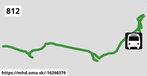 812 "B": Esztergom, vasútállomás = >  Esztergom, Dobozi Mihály utca = >  Tát-Kertváros, alsó = >  Lábatlan, Hősök tere = >  Süttő, kultúrotthon