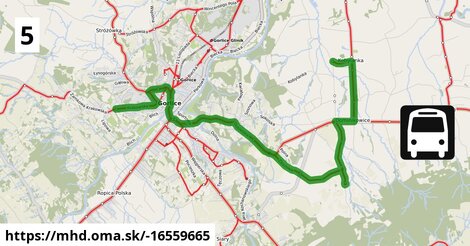 Bus 5 Kobylanka - Kościół = >  Zajezdnia MPK