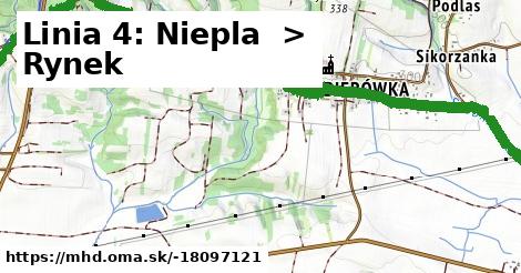 Linia 4: Niepla  >  Rynek