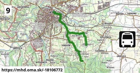 Linia 9: Piotra Skargi  >  Wolica  >  Łaski