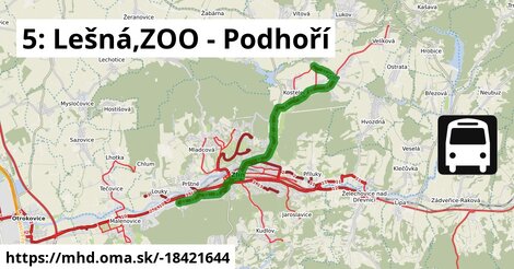 5: Lešná,ZOO - Podhoří