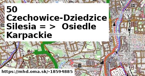 50 Czechowice-Dziedzice Silesia = >  Osiedle Karpackie