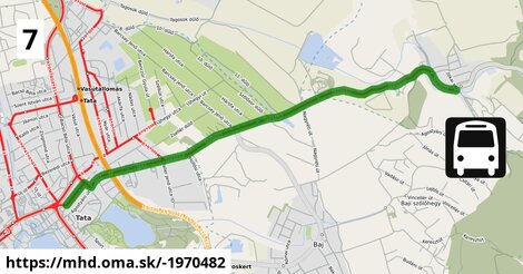 7: Fellner Jakab utca = >  Kossuth tér = >  Városközpont = >  Agostyán, forduló