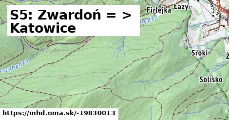 S5: Zwardoń = >  Katowice