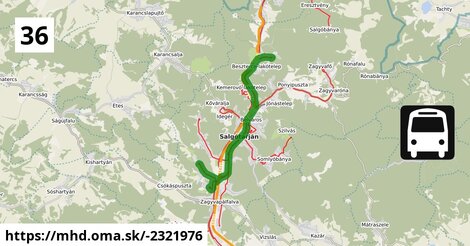 36 = >  Gorkijtelep = >  Hősök úti forduló