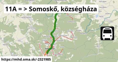 11A = >  Somoskő, községháza