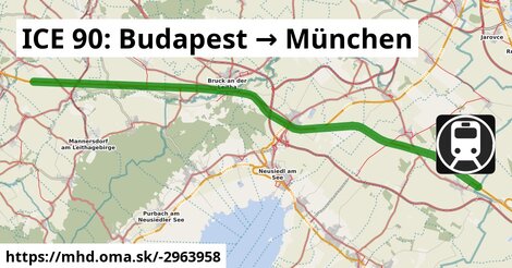 ICE 90: Budapest → München