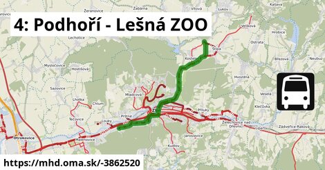 4: Podhoří - Lešná ZOO