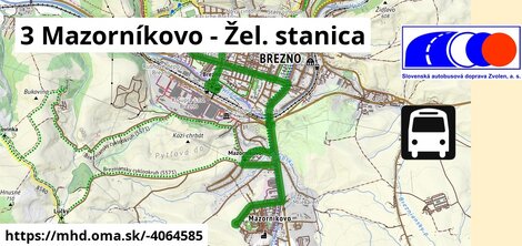 3 Mazorníkovo - Žel. stanica