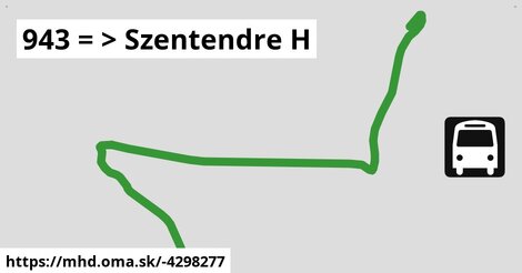 943 = >  Szentendre H