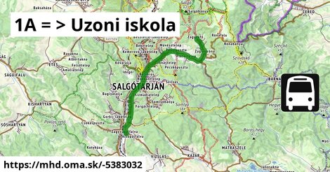 1A = >  Uzoni iskola