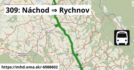 309: Náchod ⇒ Rychnov