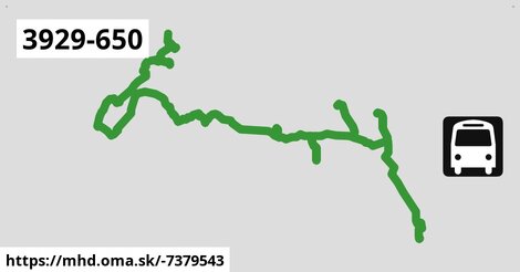 3929/650: Felsőkéked, autóbusz-forduló = >  Sátoraljaújhely, vasútállomás