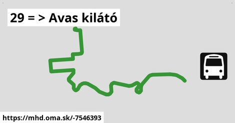 29 = >  Avas kilátó