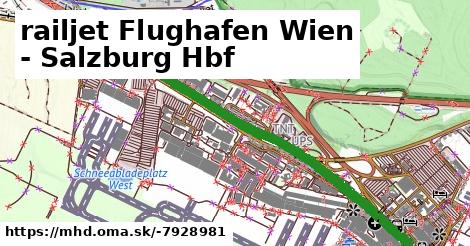 railjet Flughafen Wien - Salzburg Hbf