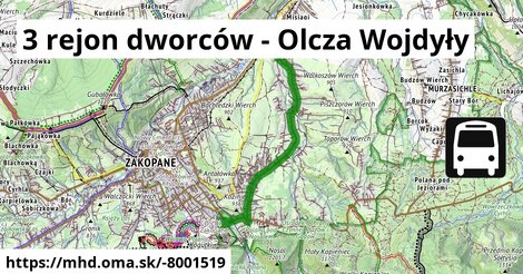 3 rejon dworców - Olcza Wojdyły