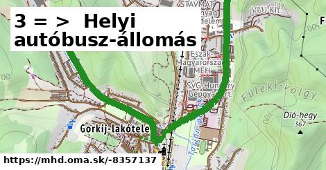 3 = >  Helyi autóbusz-állomás