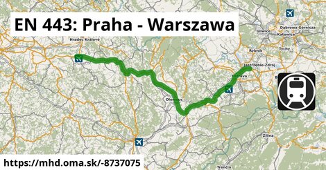 EN 443: Praha - Warszawa