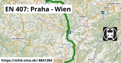 EN 407: Praha - Wien