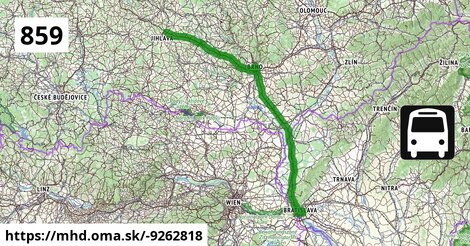 Flixbus 859: Praha, ÚAN Florenc = >  Bratislava, AS