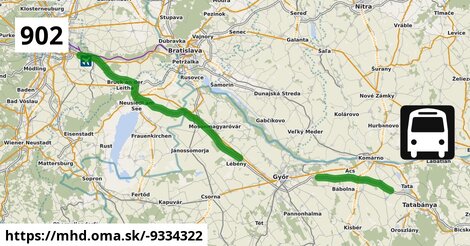 Flixbus 902: Wien, Hbf. (International Busterminal) = >  Budapest, Flughafen