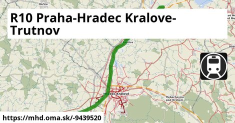 R10 Praha-Hradec Kralove-Trutnov