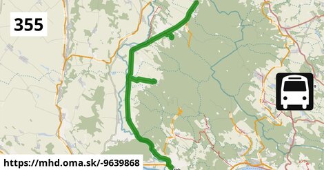 355 "E": Szob, vasútállomás = >  Nagybörzsöny, községháza = >  Perőcsény, autóbusz-forduló = >  Bernecebaráti, Bem utca