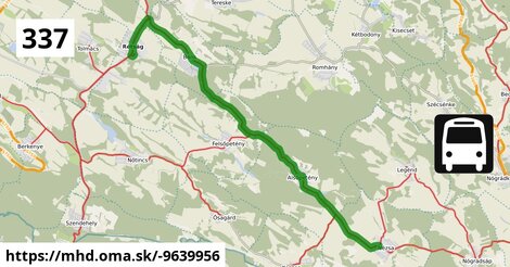 337 "D" v: Rétság, autóbusz-állomás = >  Nézsa, gyógyszertár