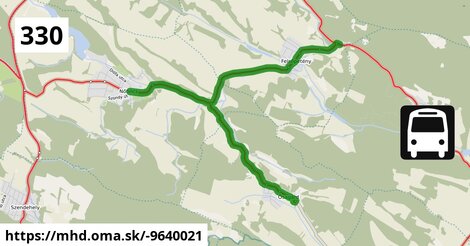 330 "E": Nőtincs, Templom tér = >  Ősagárd, orvosi rendelő = >  Felsőpetény, bánya