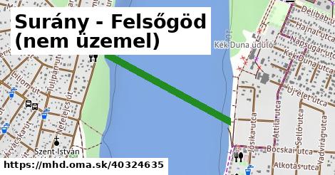 Surány - Felsőgöd (nem üzemel)