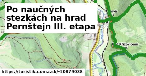 Po naučných stezkách na hrad Pernštejn III. etapa