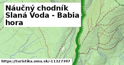 Náučný chodník Slaná Voda - Babia hora