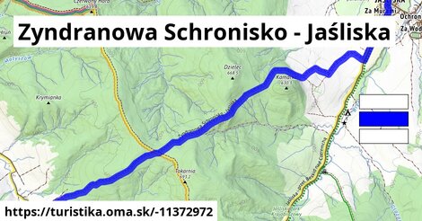 Zyndranowa Schronisko - Jaśliska