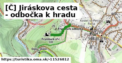 [Č] Jiráskova cesta - odbočka k hradu