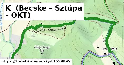 K+ (Becske – Sztúpa – OKT)