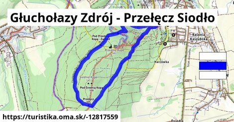 Głuchołazy Zdrój - Przełęcz Siodło