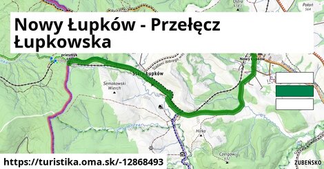 Nowy Łupków - Przełęcz Łupkowska