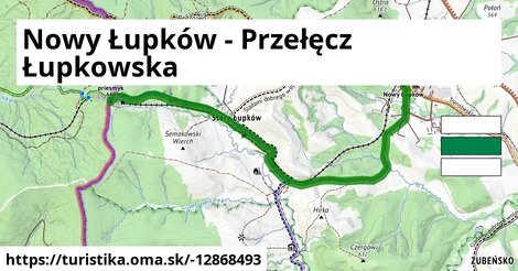 Nowy Łupków - Przełęcz Łupkowska