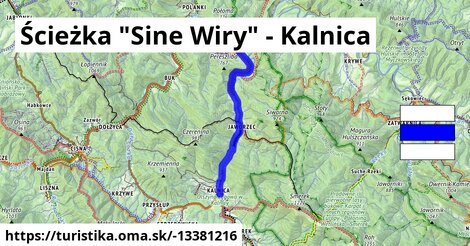 Ścieżka "Sine Wiry" - Kalnica