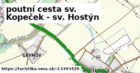 poutní cesta sv. Kopeček - sv. Hostýn