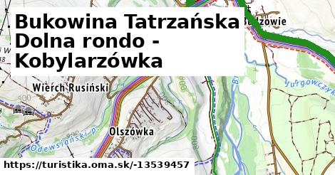 Bukowina Tatrzańska Dolna rondo - Kobylarzówka