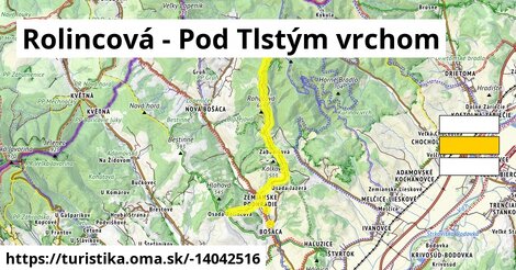 Rolincová - Pod Tlstým vrchom