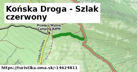 Końska Droga - Szlak czerwony