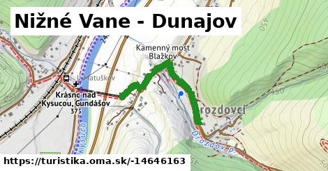 Nižné Vane - Dunajov